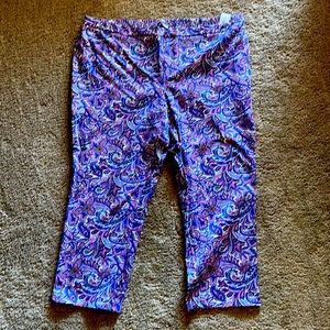 28W colorful capri pants